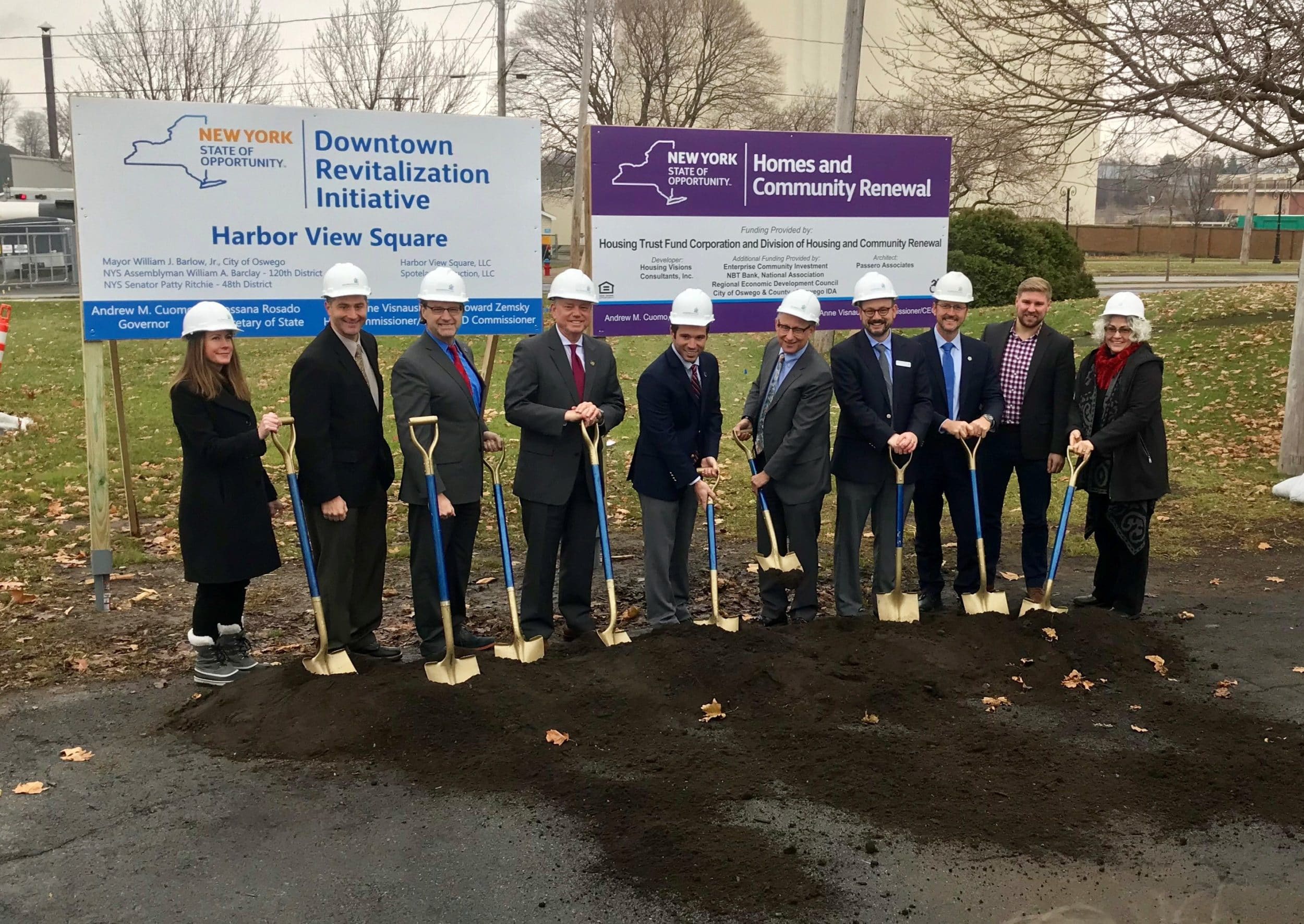 Work starts on 26M Harbor View Square housing development in Oswego